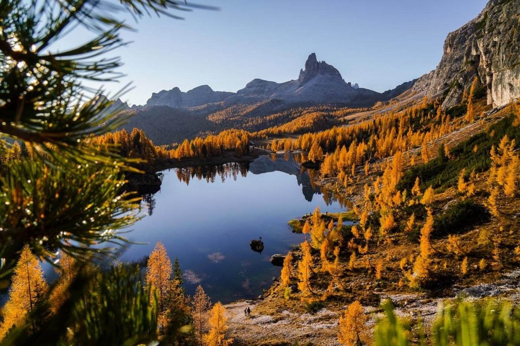 Lago Federa and Becco di Mezzodi, Dolomites