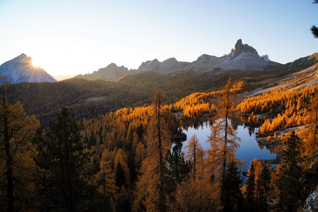 Lago Federa Sunrise, Dolomites