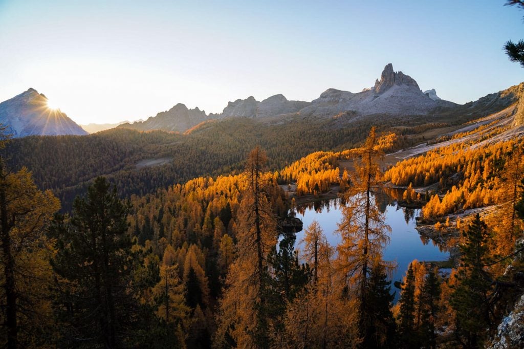 Lago Federa, Cortina d'Ampezzo, late October, Dolomites