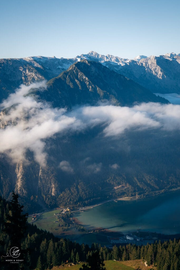 Lake Achensee View from Erfurter Hütte, Tyrol, Austria