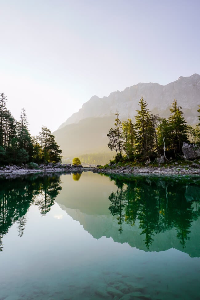 Lake Eibsee, Garmisch, Germany