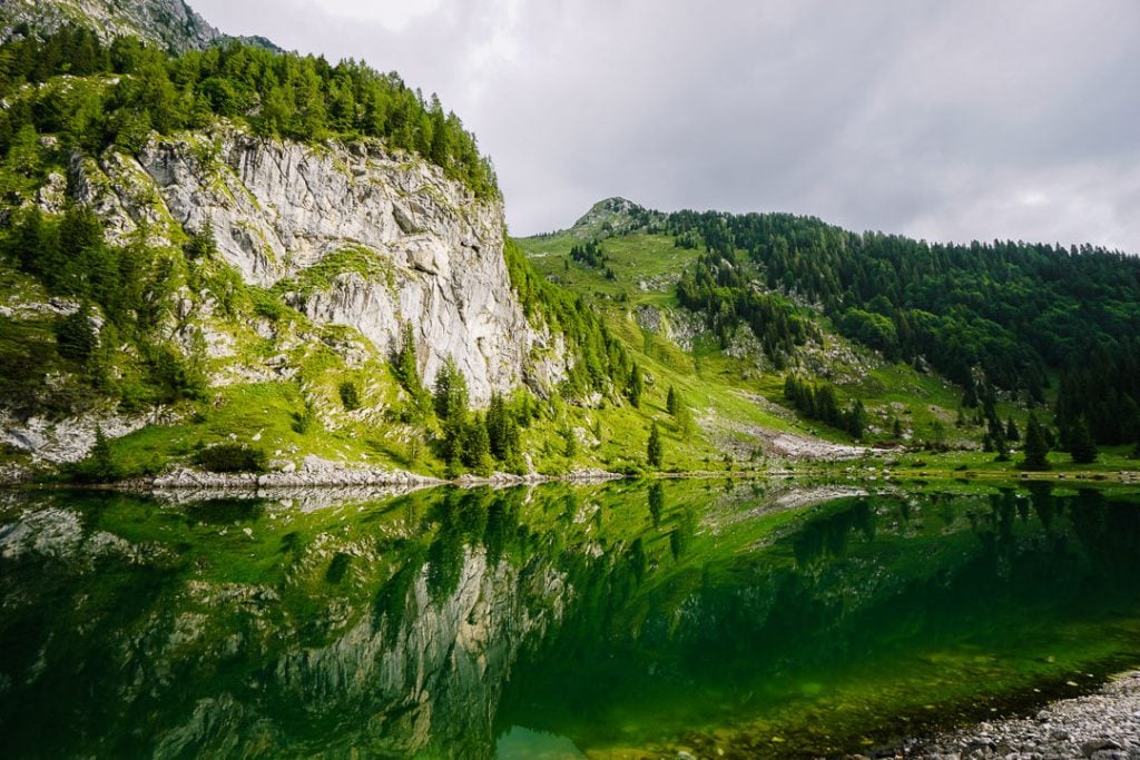 Krn Lake, Julian Alps, Slovenia