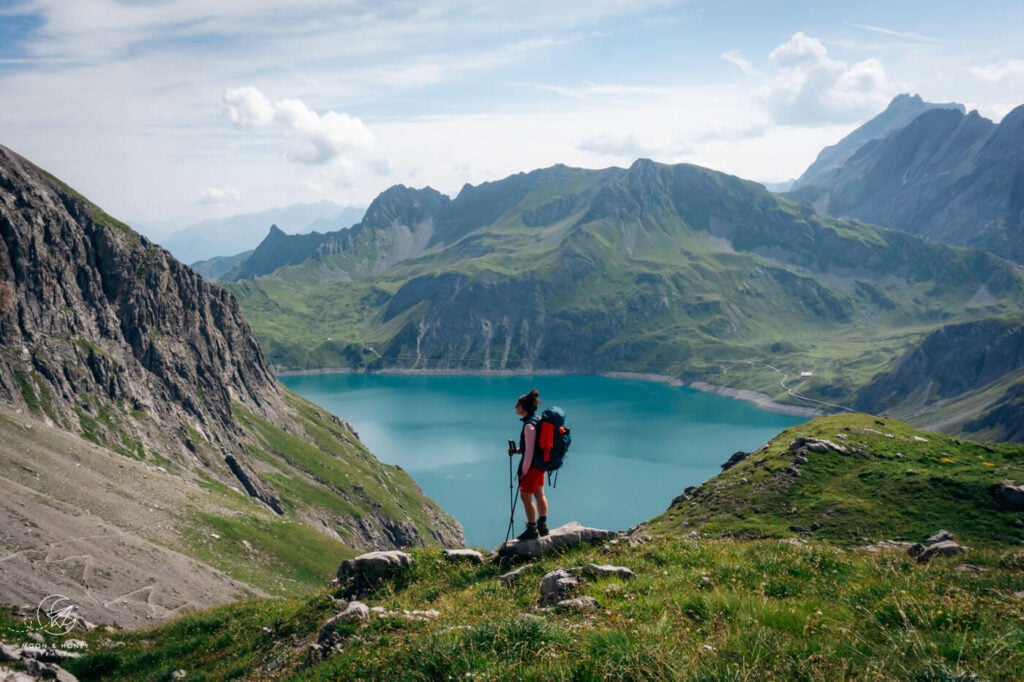 Lünersee Hike, Rätkon Alps, Austria