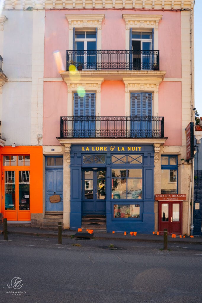 Le Palais storefront, Belle Ile, Brittany, France