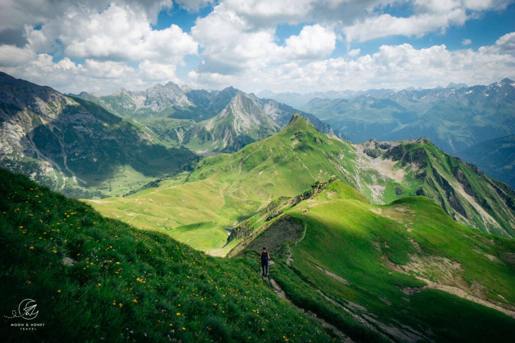 Formainsee zum Spullersee Wanderung im Lechquellengebirge, Vorarlberg, Österreich