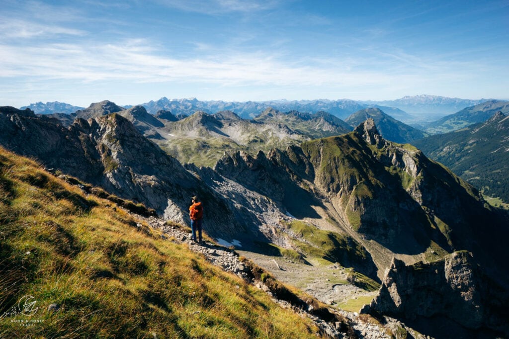 Lechquellen Mountains Hiking Trail, Lech, Austria