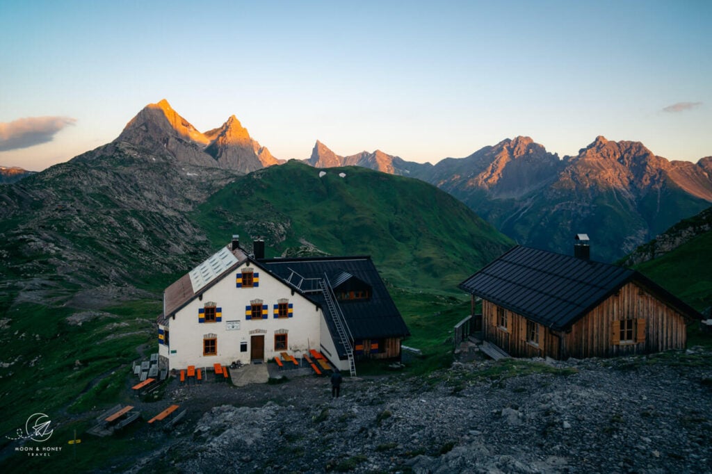 Leutkircher Hütte, Eagle Walk, Lechtal Alps, Austria