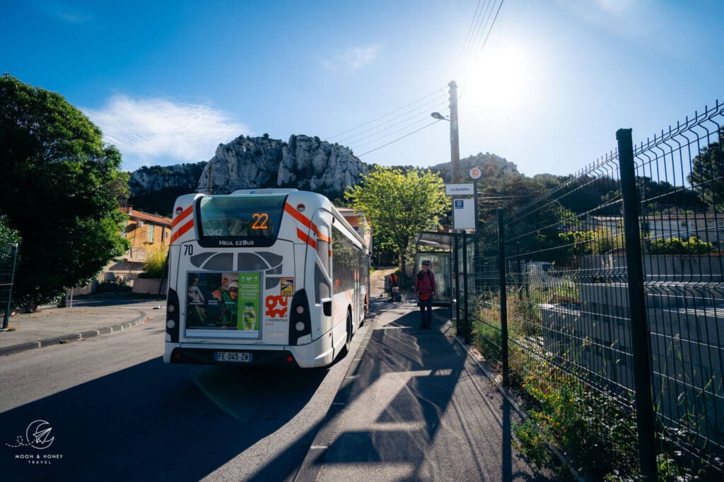 Bus 22 to Les Baumettes, Marseille, France