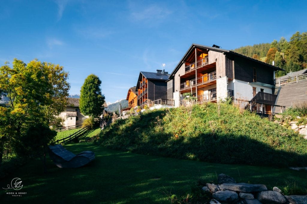 Les Dolomites Mountain Lodges in Lungiarü, bergsteiger village