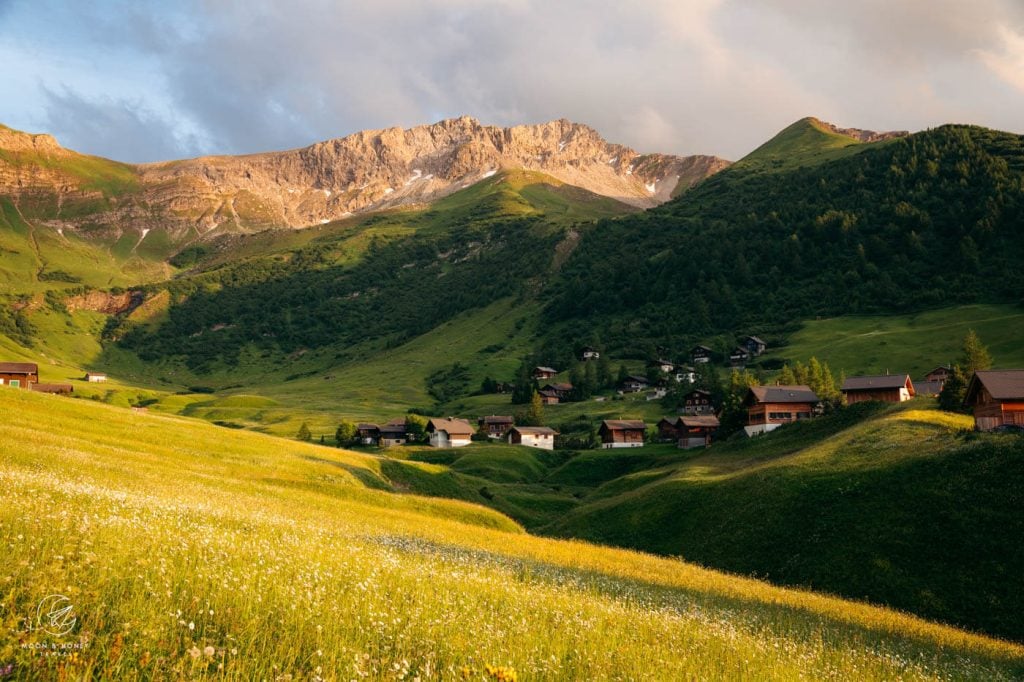 Malbun sunset, Liechtenstein