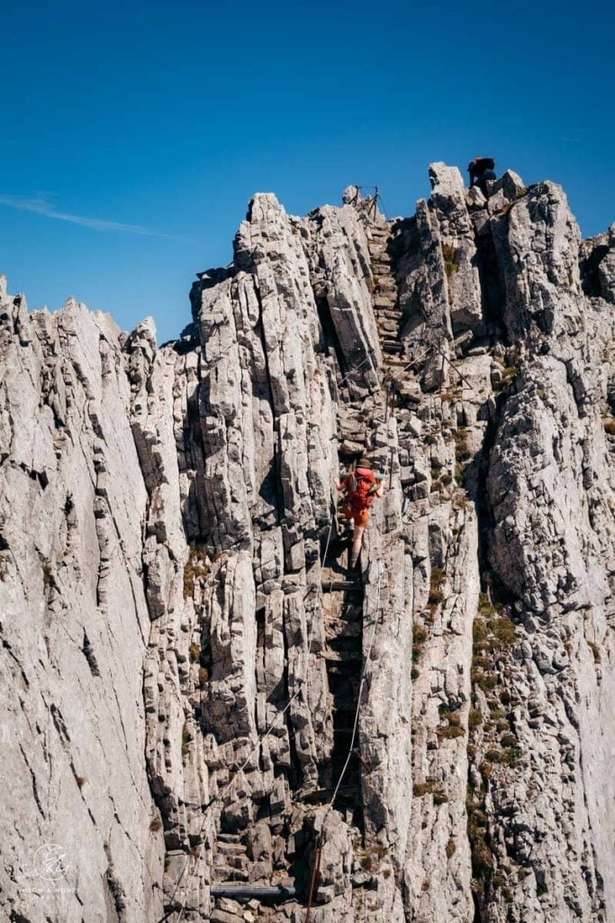 Lisengrat Ridge Trail, Alpstein, Appenzell Alps, Switzerland