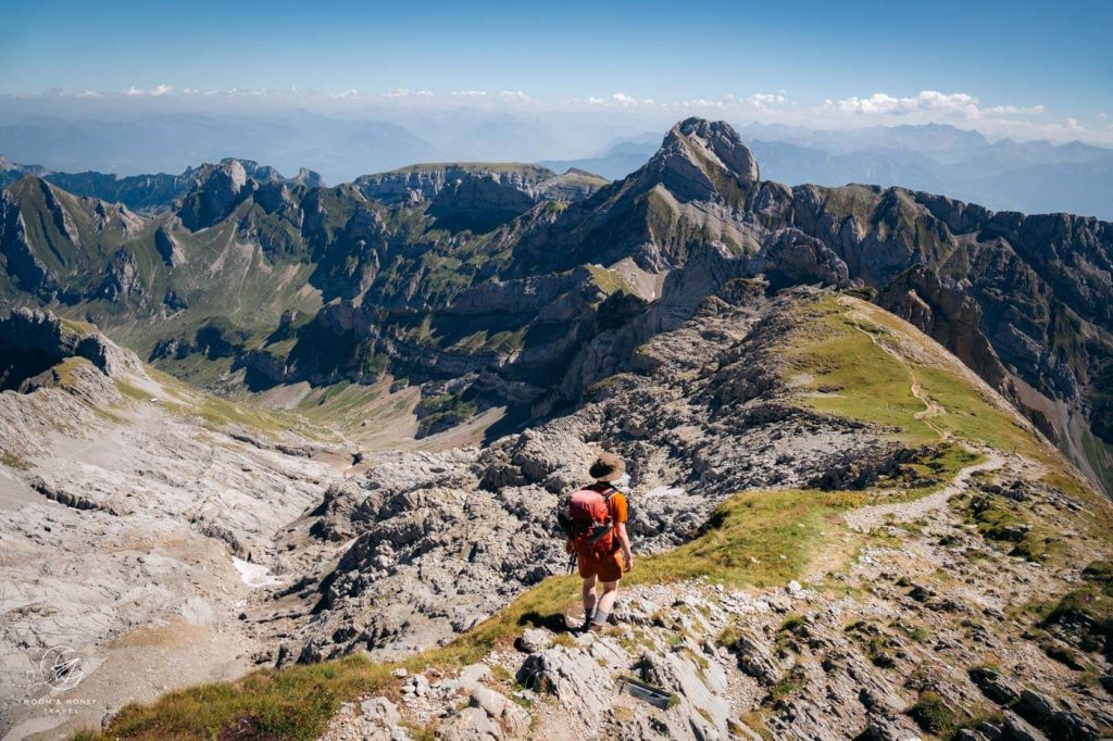 Chalbersäntis ridge, Lisengrat ridge hike, Appenzell Alps, Switzerland