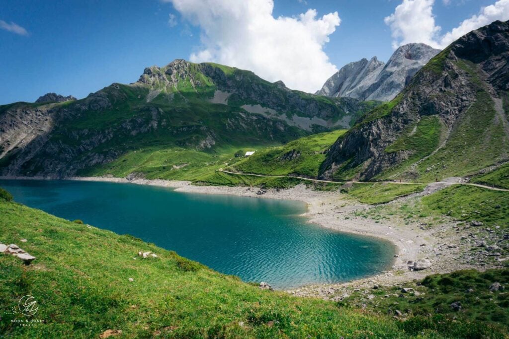 Lake Lünersee, Rätikon Alps, Austria