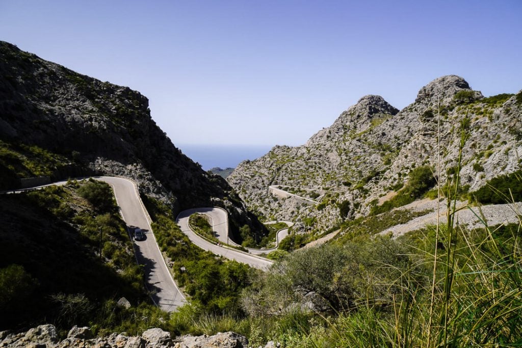 Ma-2141 down to Sa Calobra, Mallorca