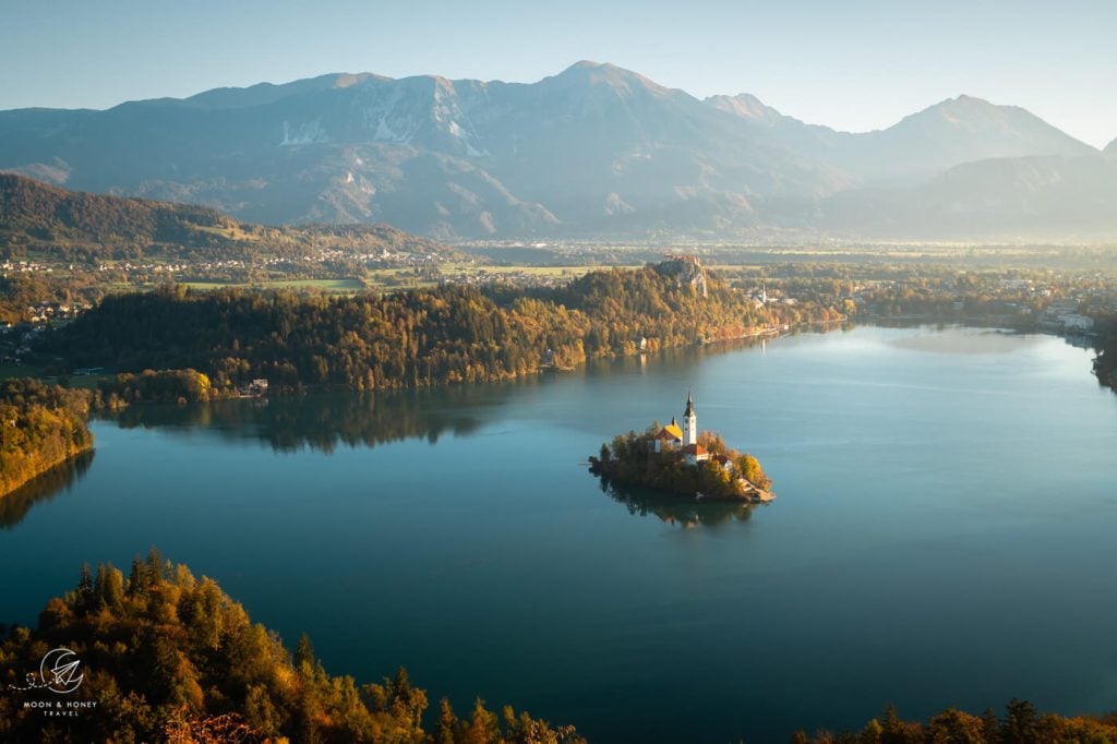 Mala Osojnica Viewpoint, Lake Bled, Karavanke Mountains, Slovenia