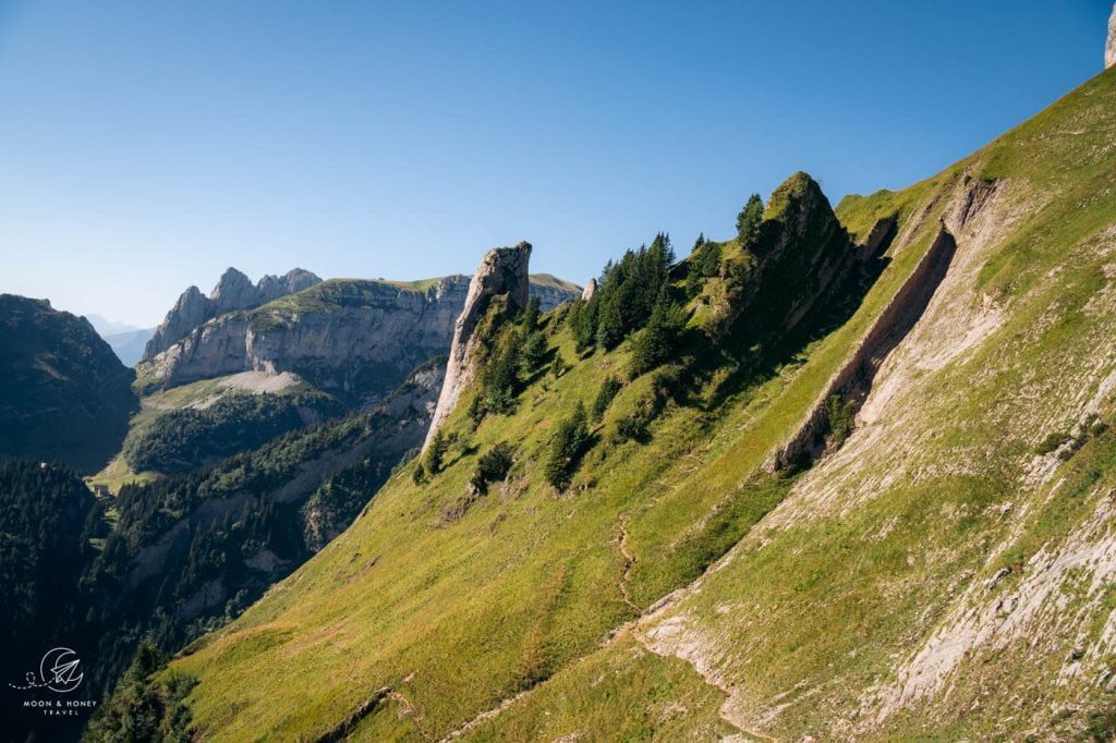 Bogartenlücke Saddle to Marwees Hiking Trail, Alpstein, Switzerland