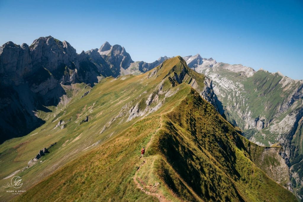 Marwees Ridge Trail, Alpstein, Switzerland 