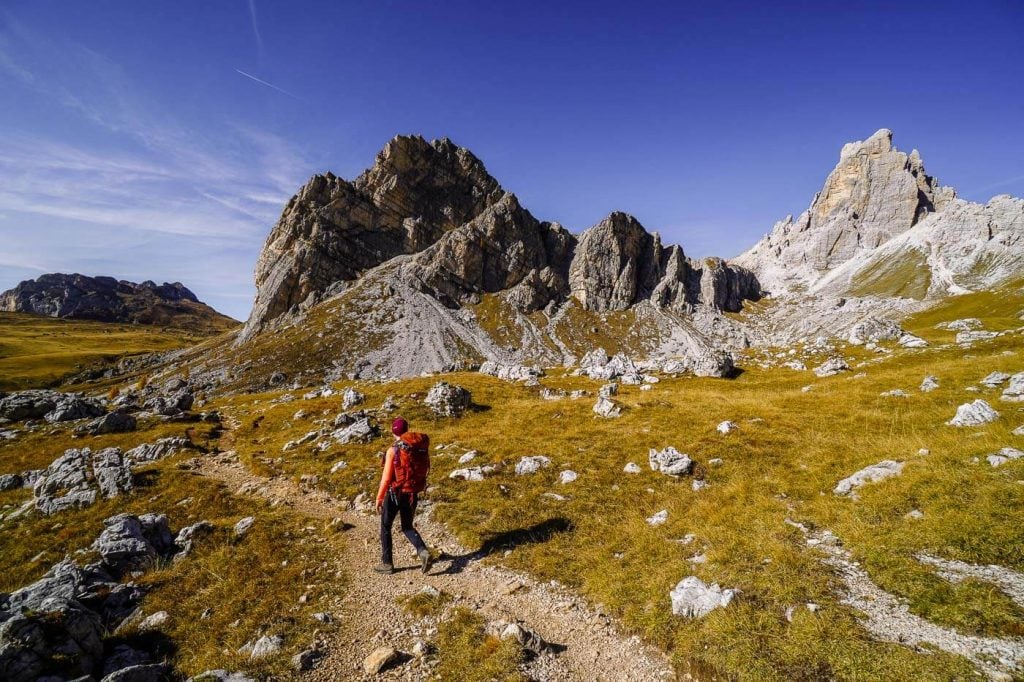 Trail 436, Spiz de Mondeval and Cima Ambrizzola, Dolomites