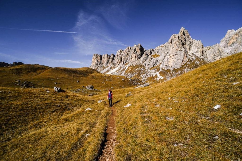 Spiz de Mondeval and Lastoni di Formin, Mondeval Plateau, Dolomites