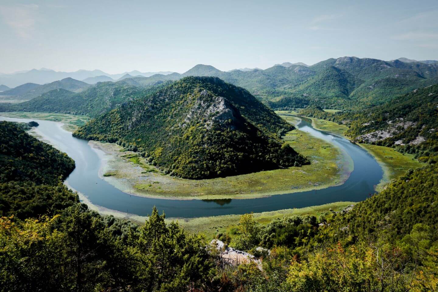 Horseshoe Bend, Lake Skadar, Montenegro Road Trip