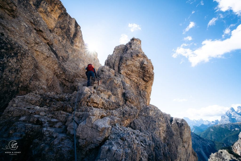 Torre dei Scarperi hike, Dolomites, Italy