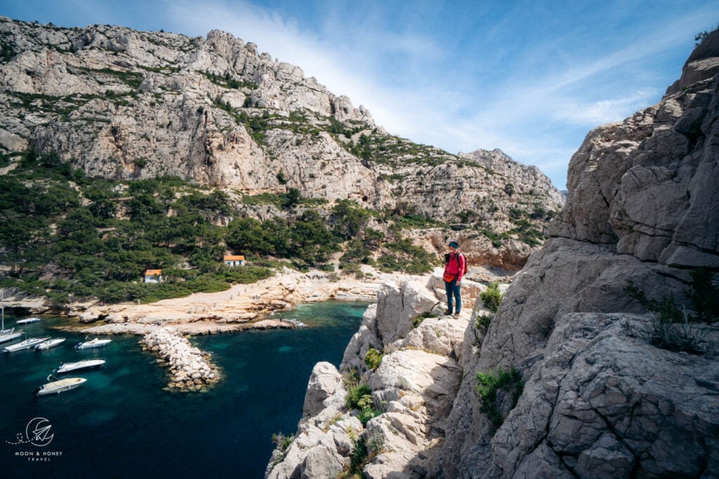 Calanque de Morgiou to Crête de Morgiou Hiking trail, Calanques National Park, France