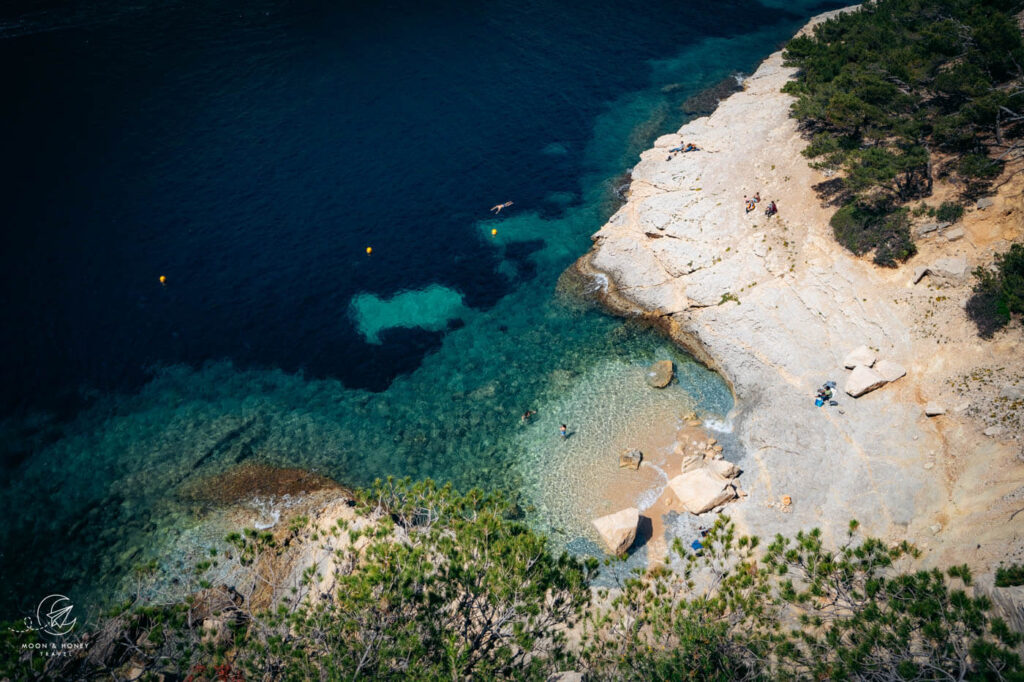 Swimming spot near Plage Sauvage de Morgiou, Calanques, France
