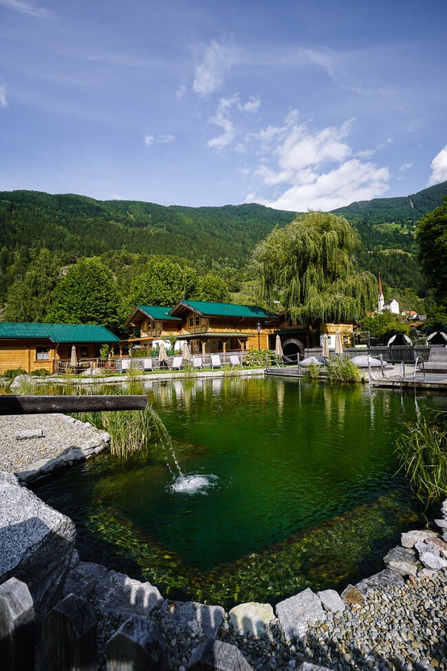 Natur & Aktiv Resort Ötztal Schwimmteich Österreich