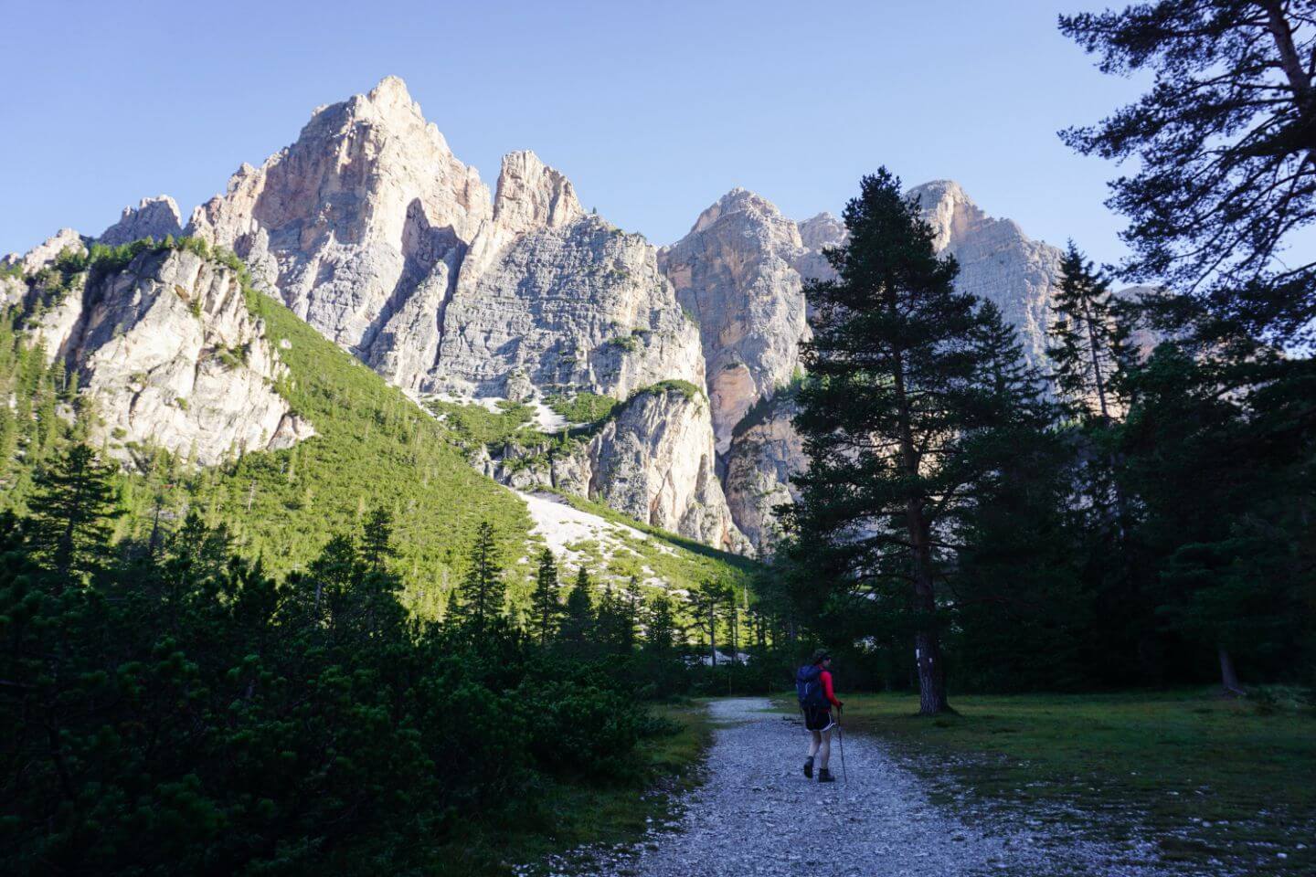 Capanna Alpina to Rifugio Fanes Day Hike, Dolomites, Italy