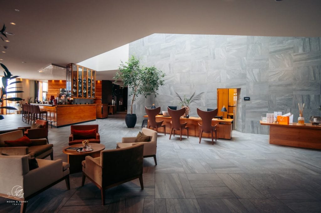 Nidum Casual Luxury Hotel lobby and lounge, Tyrol, Austria