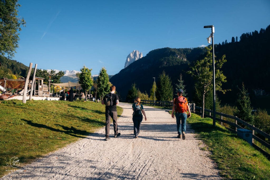 Luis Trenker Promenade, Ortisei, Val Gardena, Dolomites