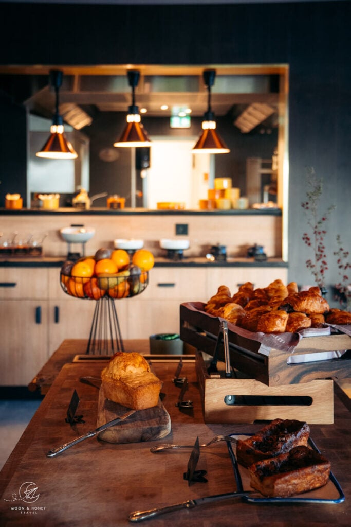 Les Hauts de Kerano breakfast, Paimpol, Brittany, France