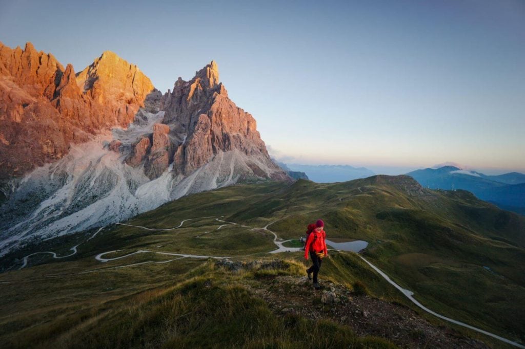 Sunset, Northern Faces of Pale di San Martino