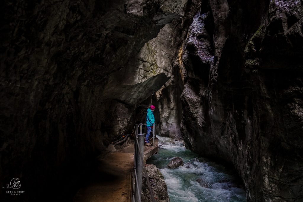 Partnach Gorge in January, Garmisch-Partenkirchen, Germany