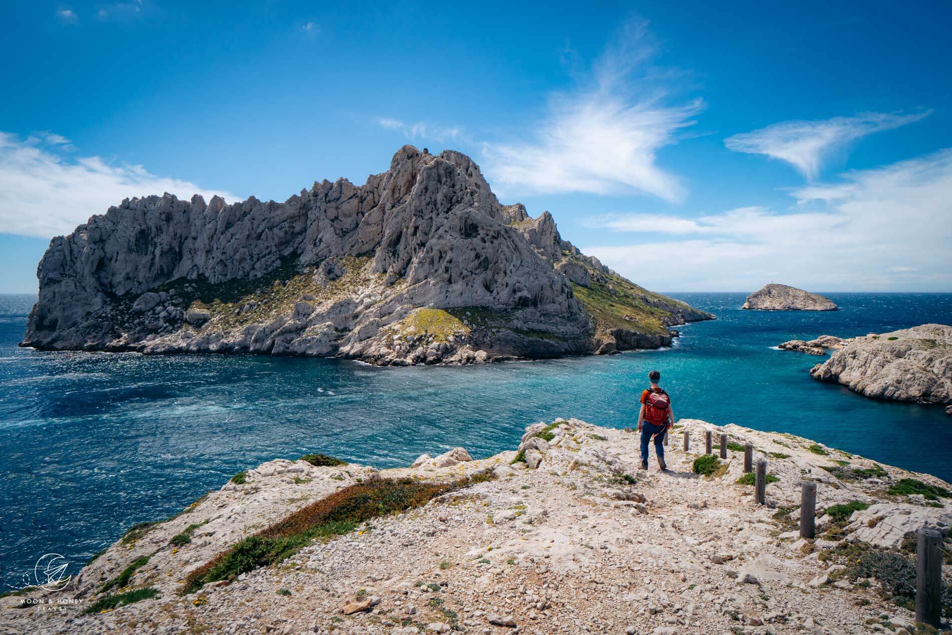 Hiking in Calanques National Park, France