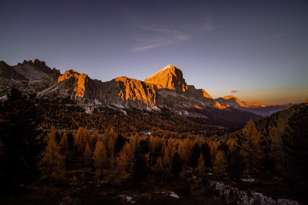 Passo Falzarego, Ampezzo Dolomites, Italy