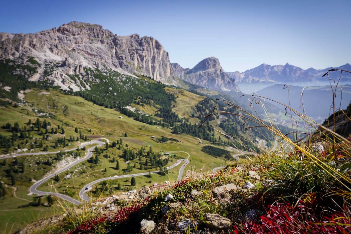 Passo Gardena to Pisciadù Hiking Trail, Dolomites, Italy