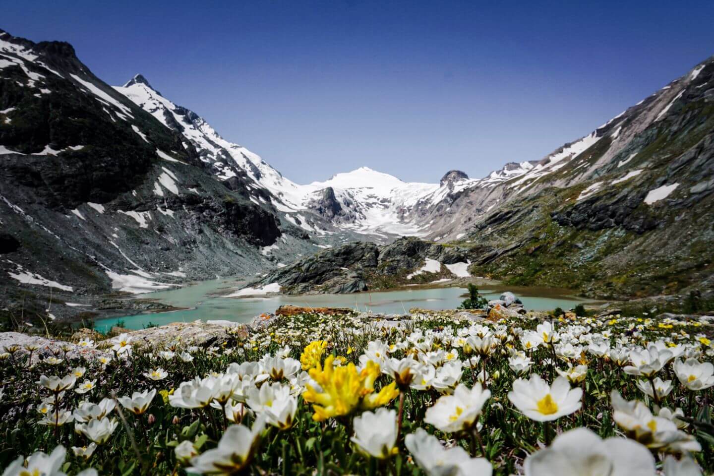 Pasterze Glacier, Sandersee Hike along Grossglockner High Alpine Road - Austria