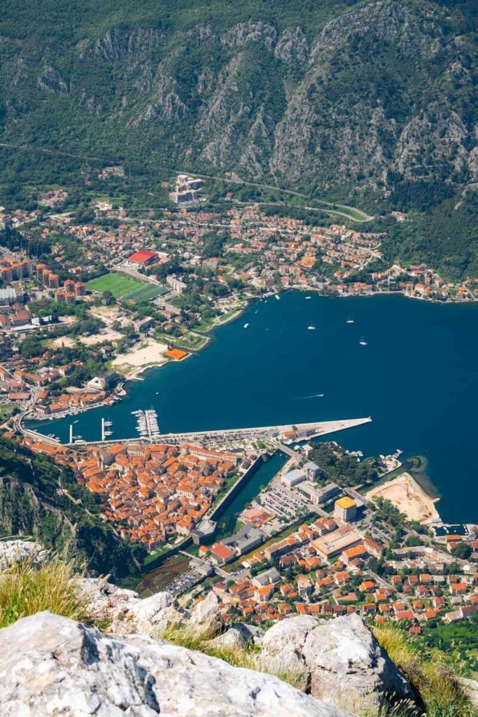 Pestingrad View of the Old Town of Kotor, Montenegro