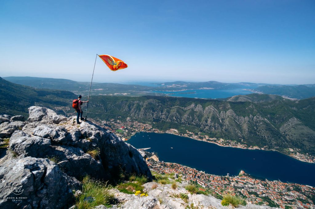 Pestingrad Peak hike above Kotor Bay, Montenegro