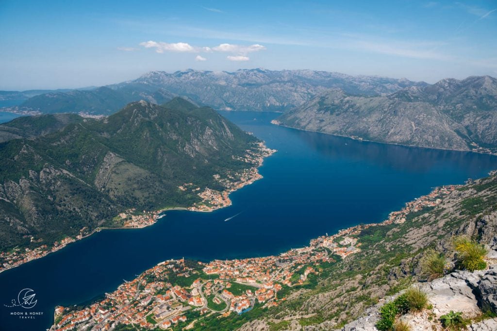 Pestingrad Summit View of Kotor Bay, Montenegro