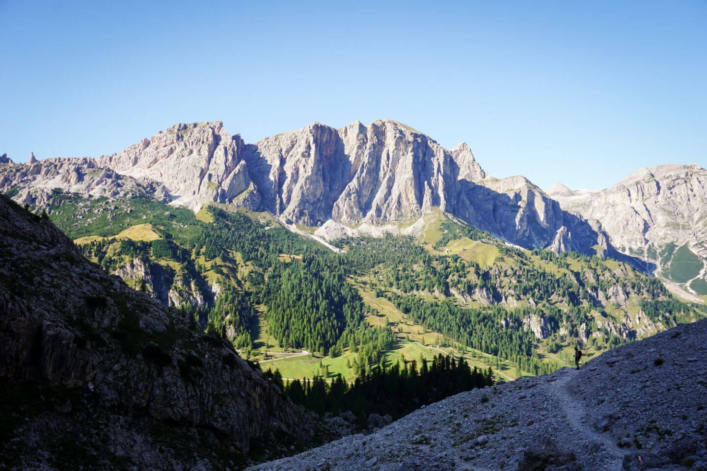 Trai 651, Descending Val de Misdé (Val de Mezdi), Alta Badia, Dolomites