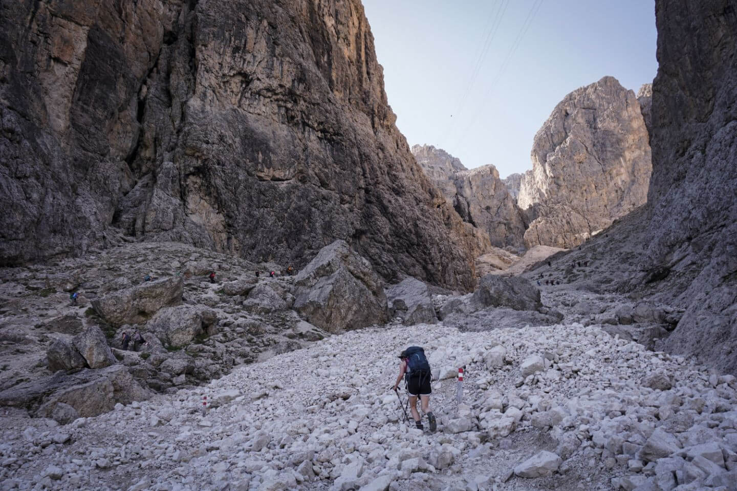 Trail 666 Pisciadù Hiking Trail, Dolomites, Italy