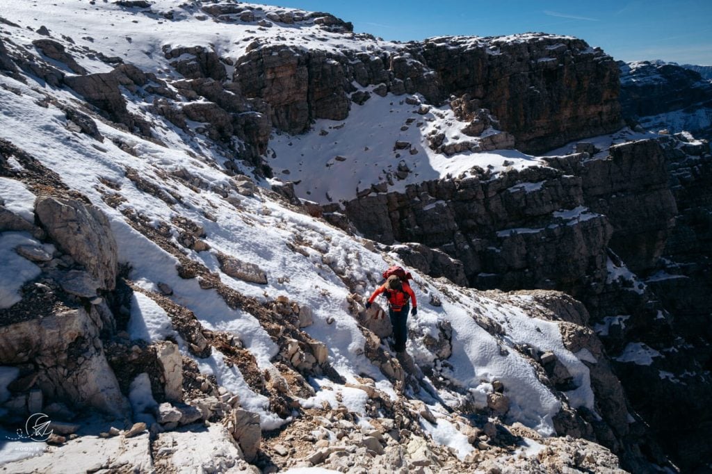 Piz Duleda ascent, Dolomites