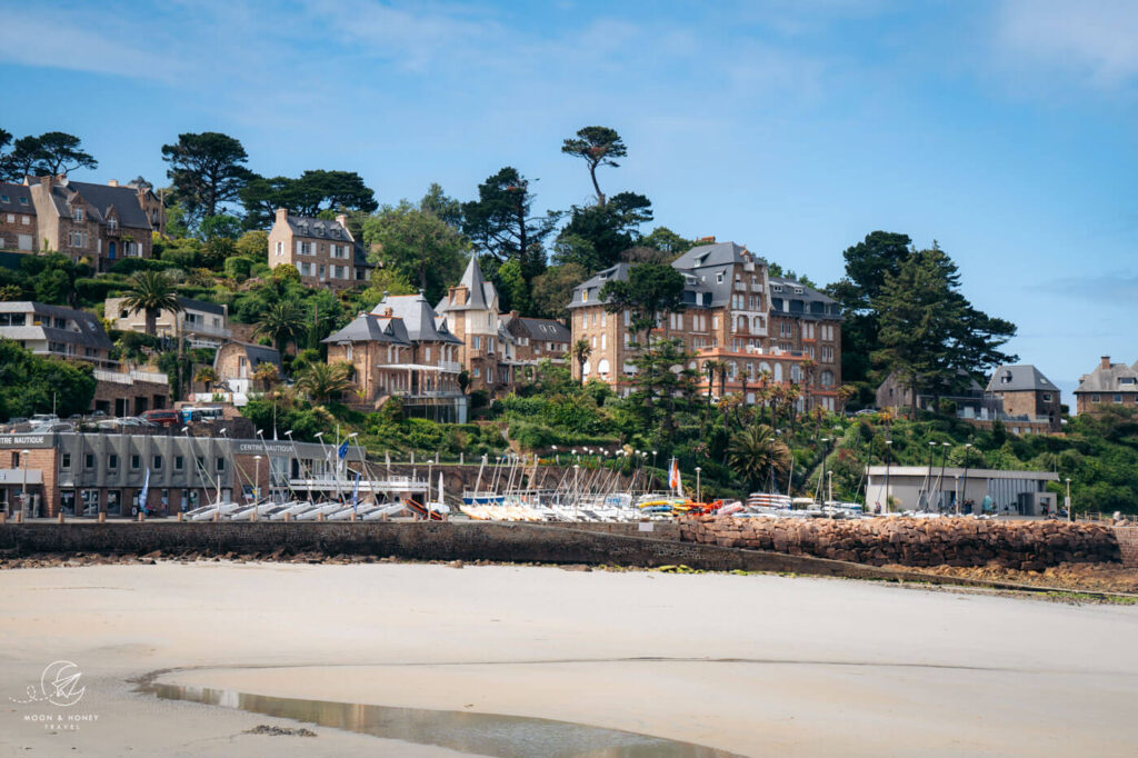 Plage de Trestraou, Perros-Guirec, Bretagne, Frankreich