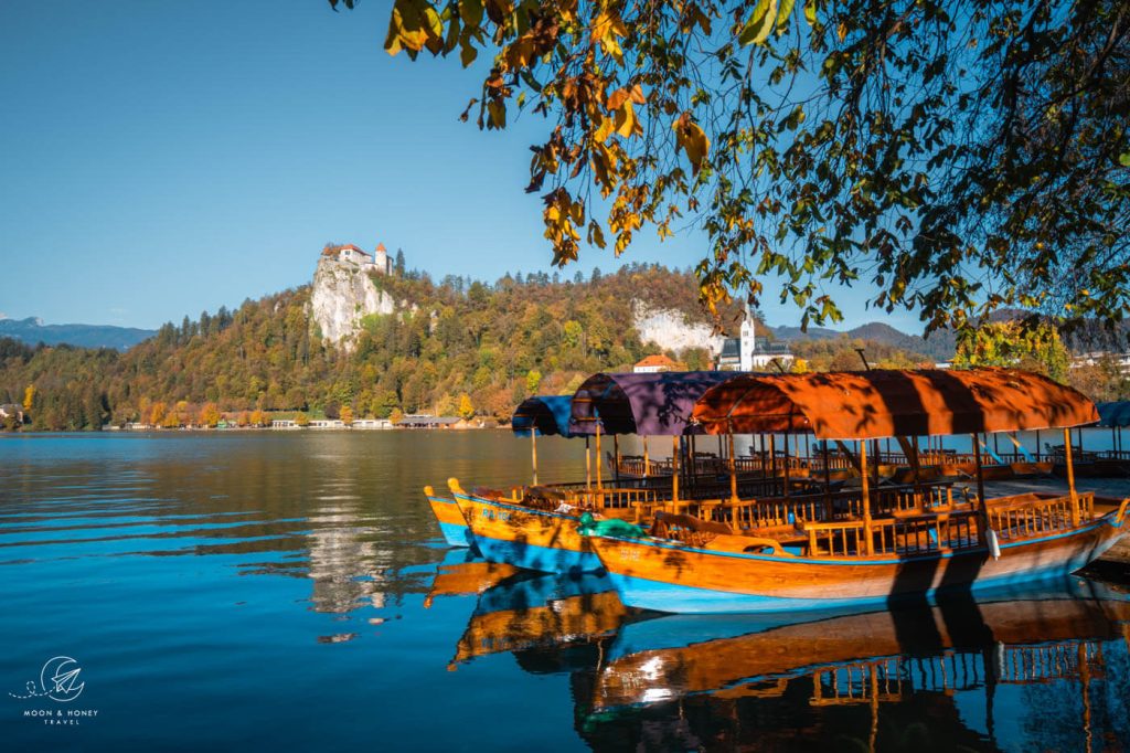 Pletna Boats, Lake Bled, Slovenia