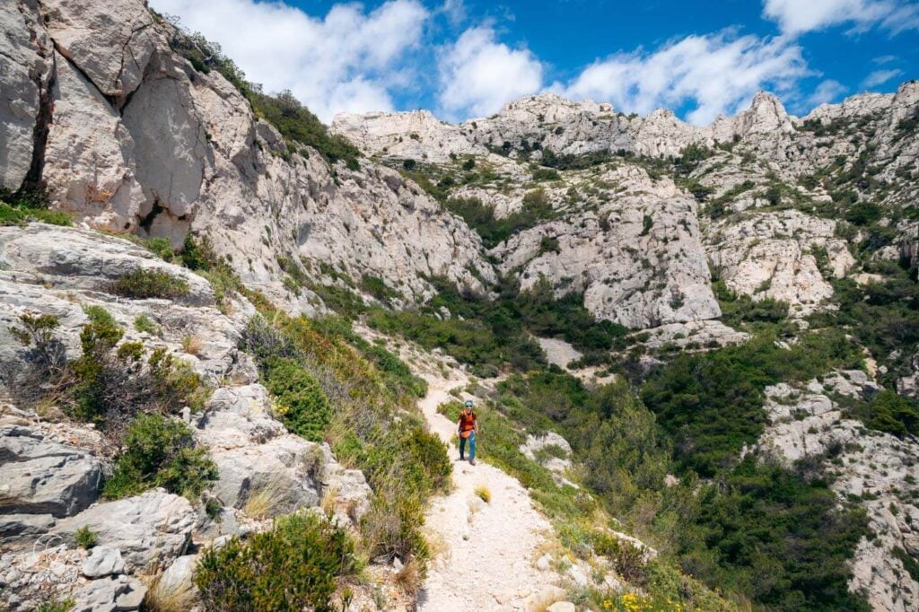 Calanque de Podestat to Calanque de Marseilleveyre hiking trail, Calanques, France