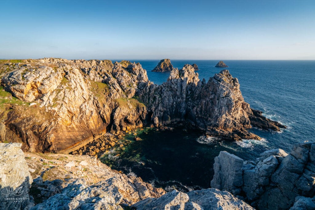 Pointe de Pen Hir Wanderung, Halbinsel Crozon, Bretagne, Frankreich