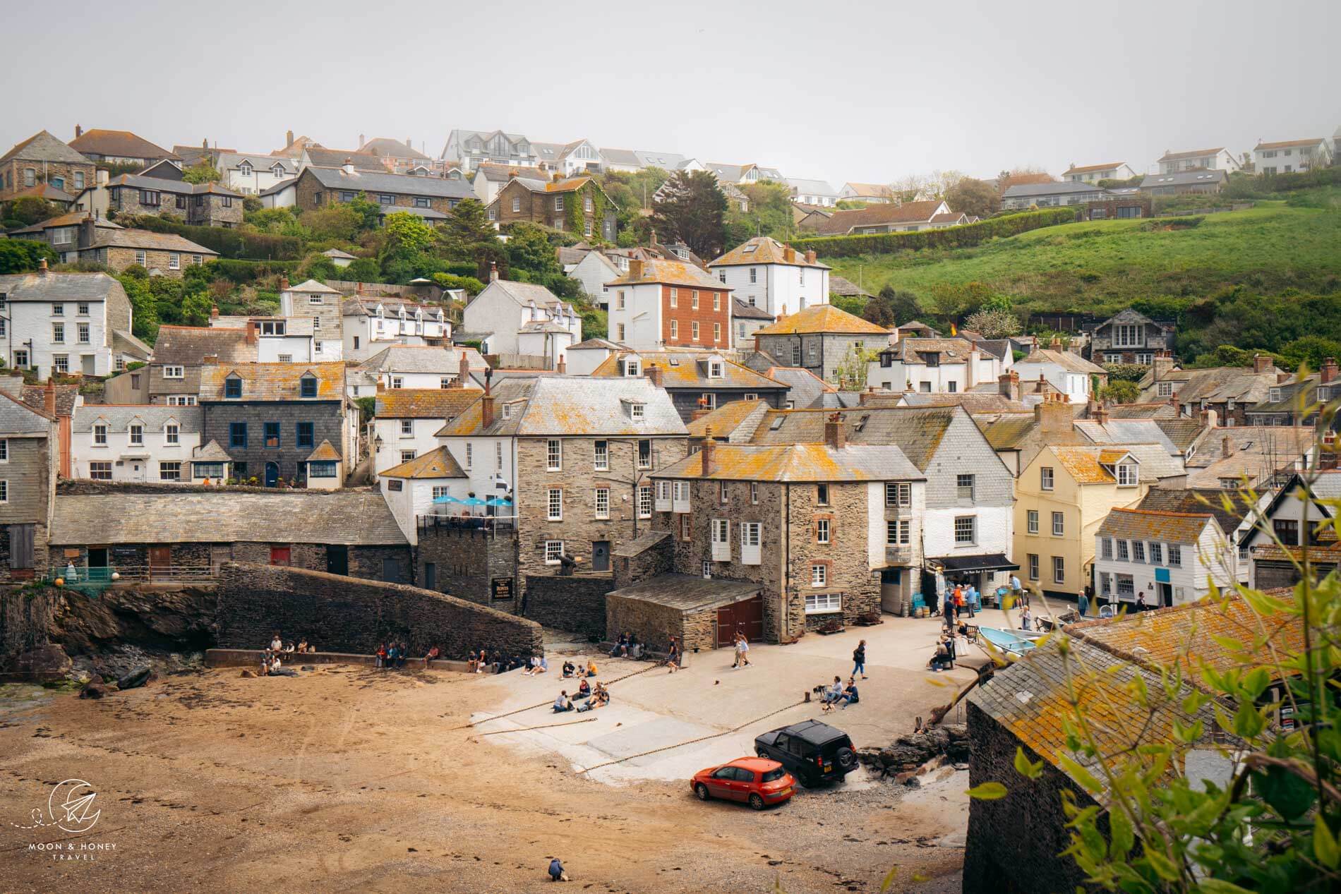 Port Isaac harbor, Cornwall, England