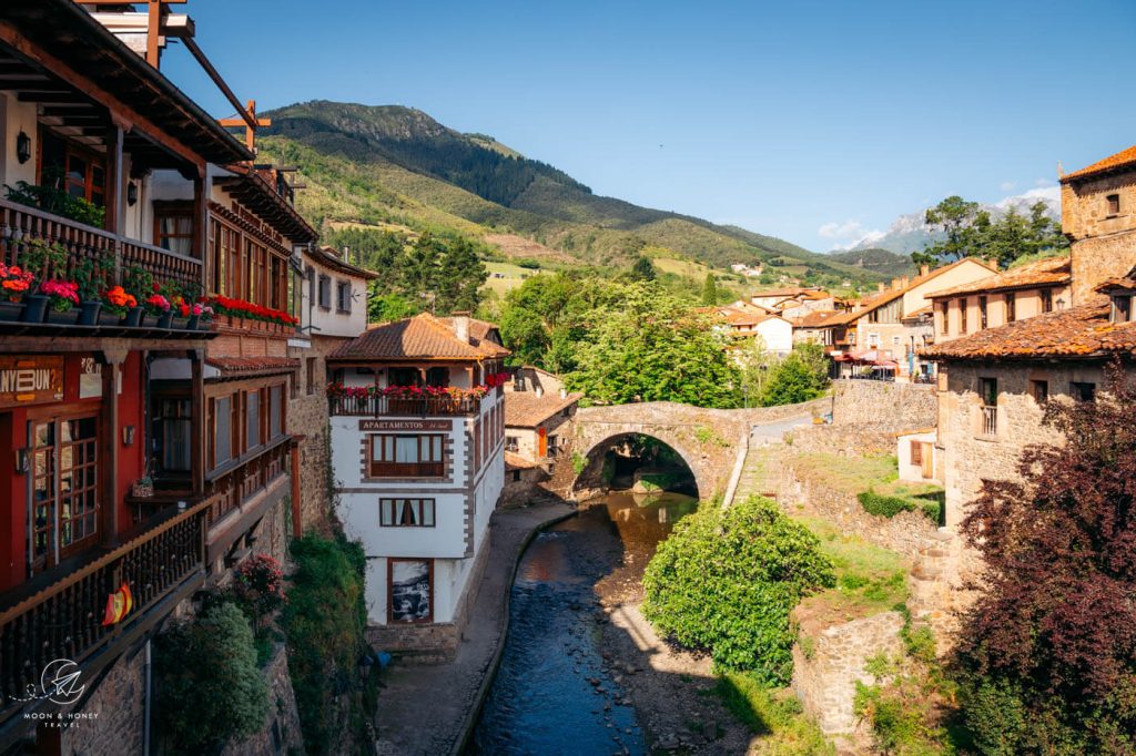 Potes town center, Cantabria, Spain